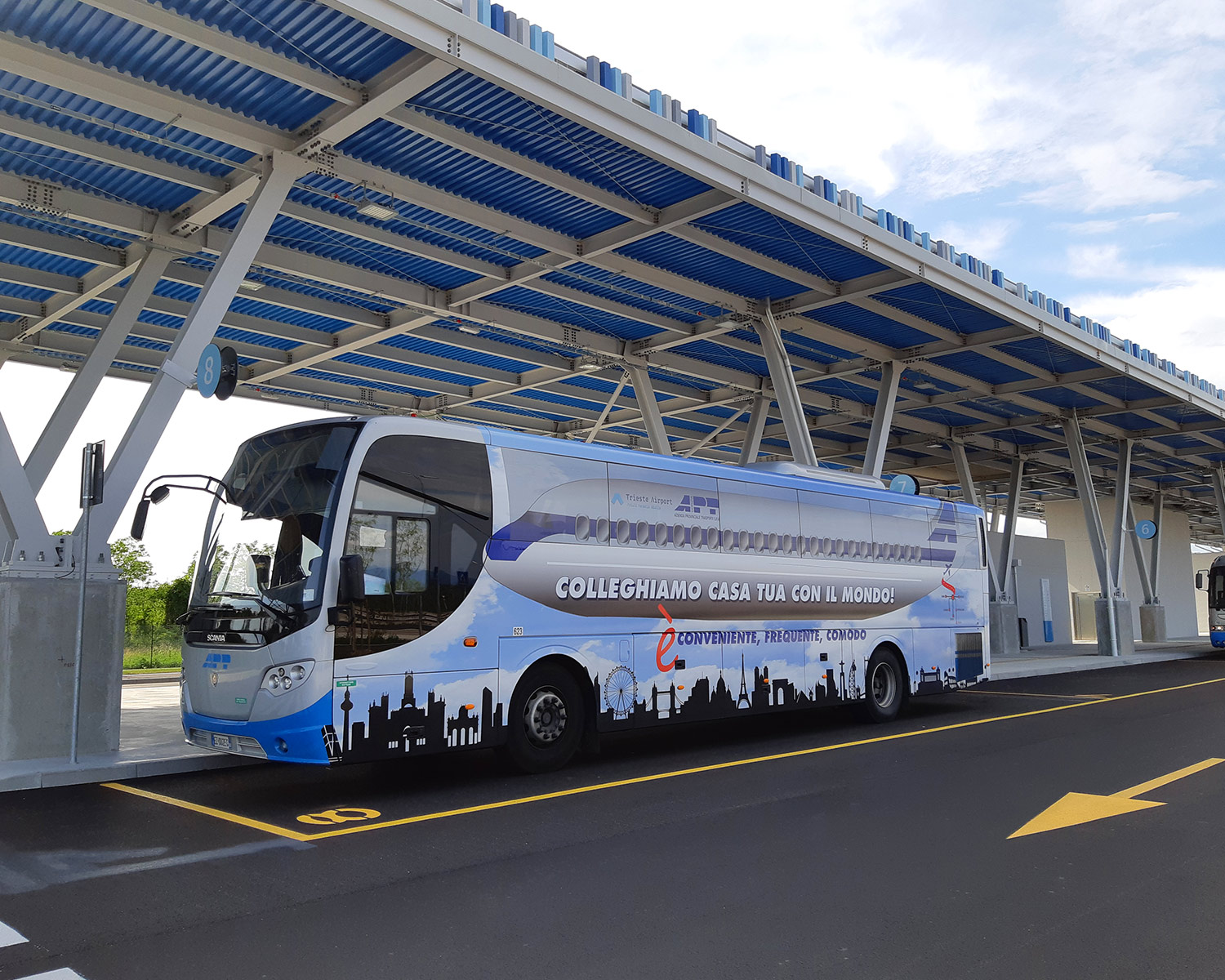 bus aeroporto Trieste Airport