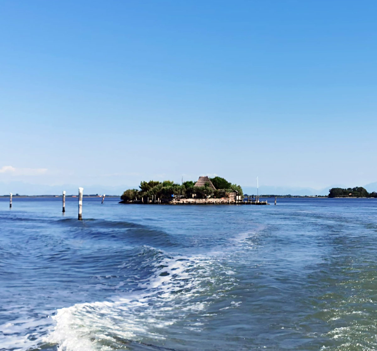 Casoni nella laguna di Grado